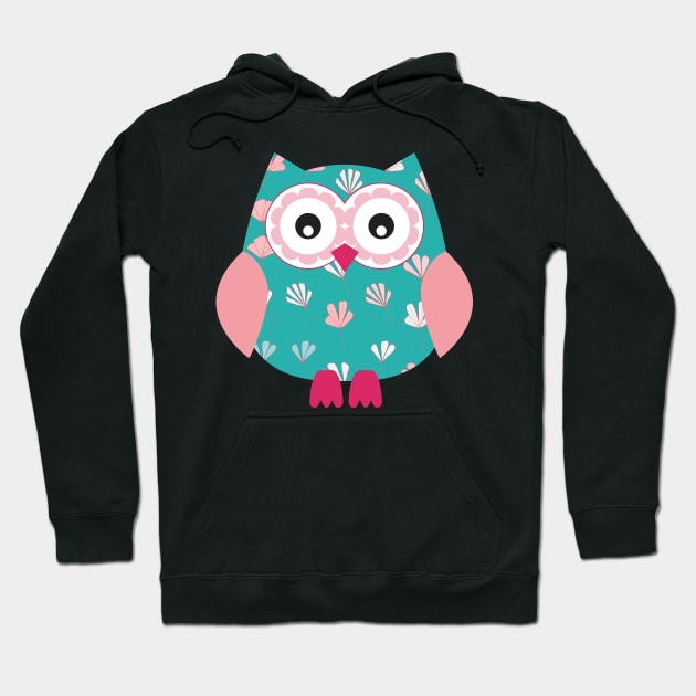 Cute Owl Hoodie by tramasdesign